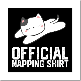 officiall napping shirt Posters and Art